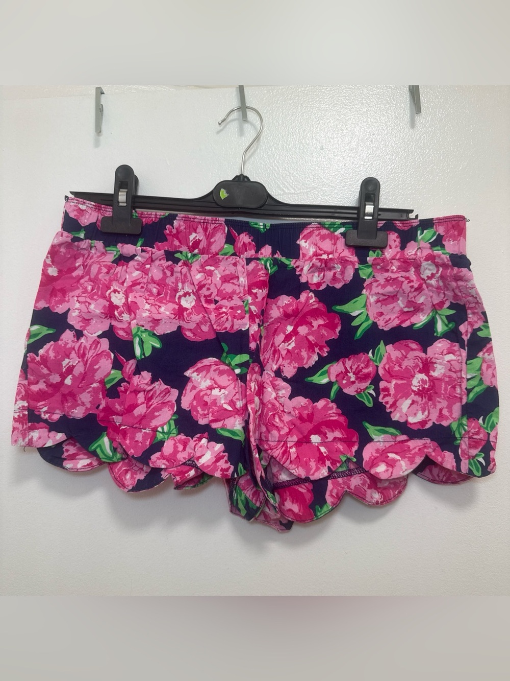 Mud Pie Pink and Blue Floral Shorts